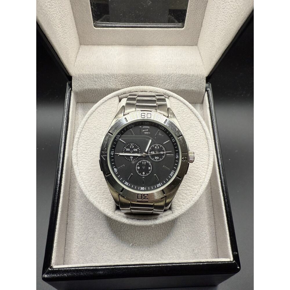 MENS 42MM WRISTWATCH JAPAN MVT ** NEW BATTERY** (WBP016166)